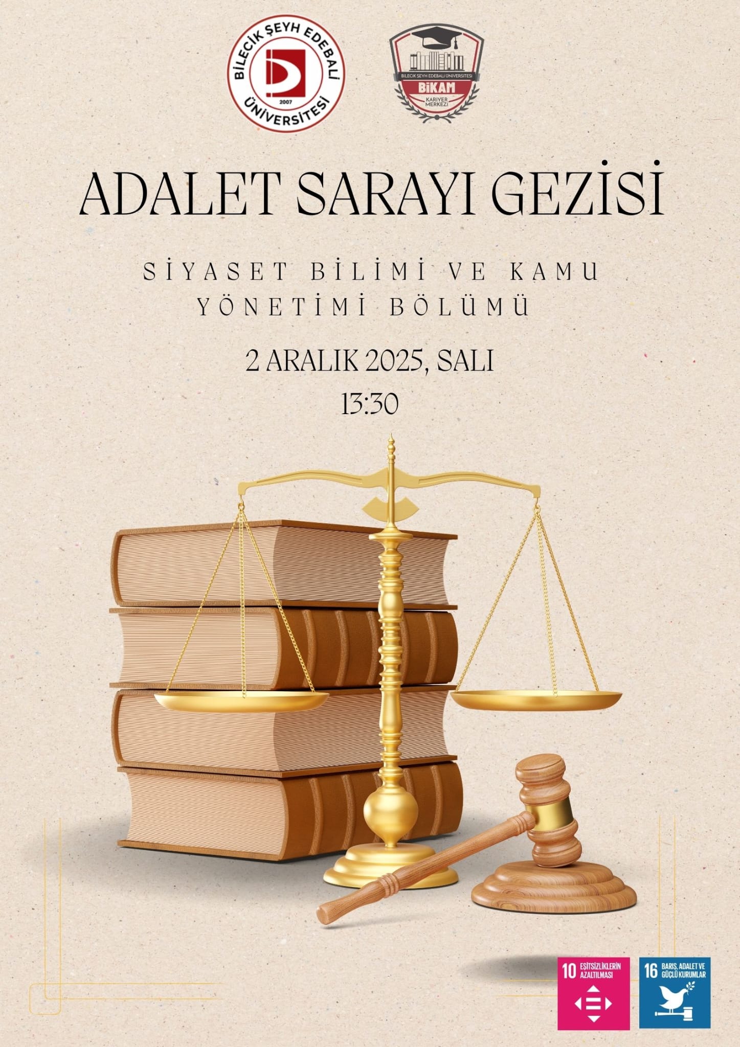 2 Aralık 2025 Tarihli Bilecik Adalet Sarayı Gezisi